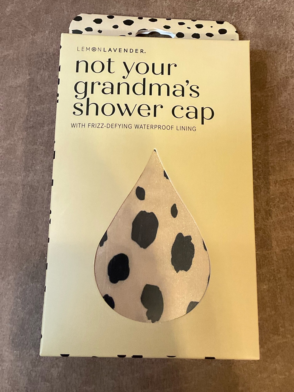 Lemon Lavender Not Your Grandma's Shower Cap